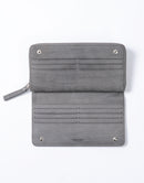 Sand Round Zipper Long Wallet No.04280