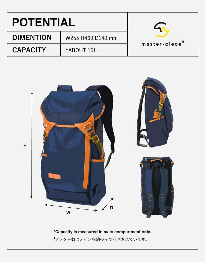 Potential Backpack m No.01741-V3