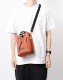 Link Drawstring Shoulder Bag No.02356-v2