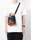 Link Drawstring Shoulder Bag No.02356-v2