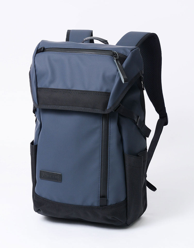 black custom mini prospect backpack Slick Flap Backpack No.02490 |master-piece