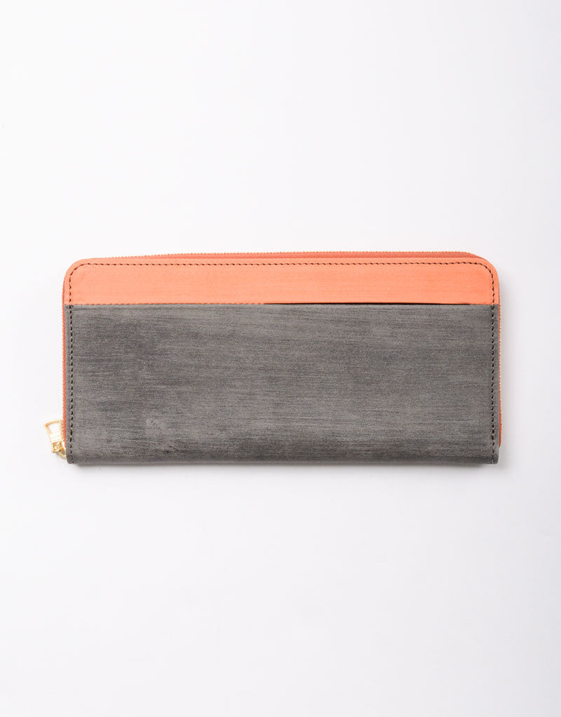 scratch Round Zip Wallet No.04060
