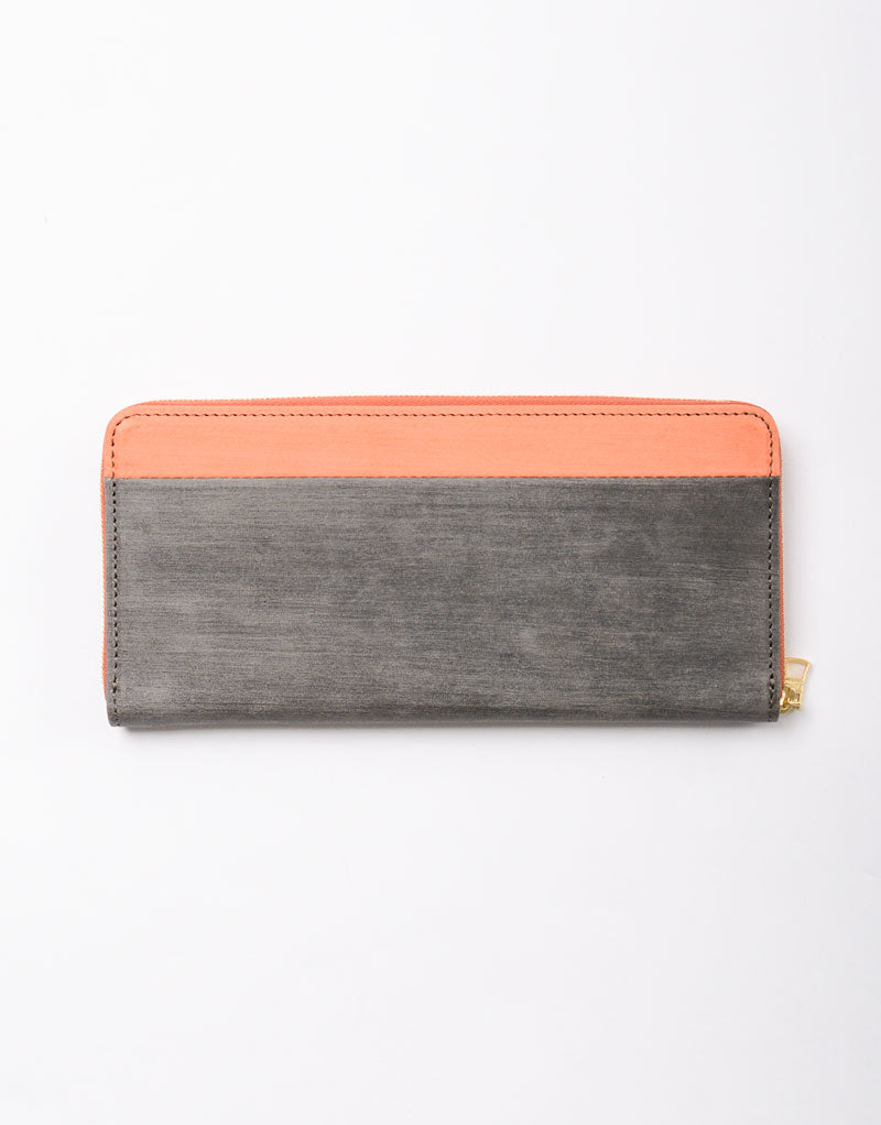 scratch Round Zip Wallet No.04060
