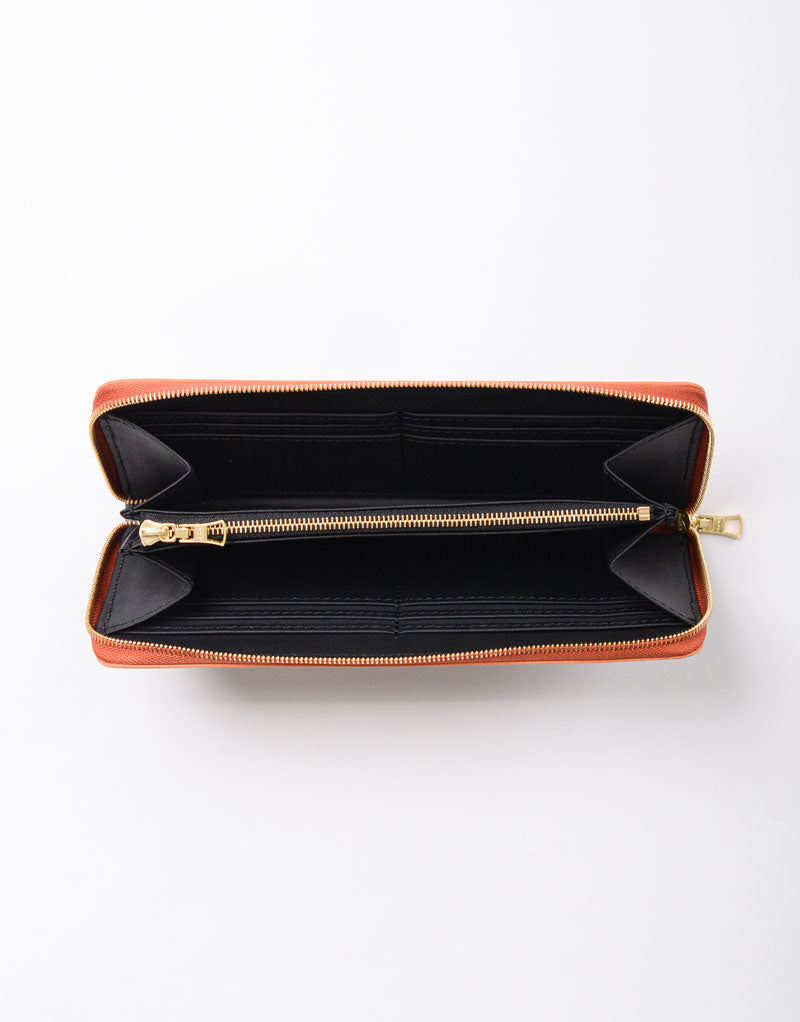 scratch Round Zip Wallet No.04060