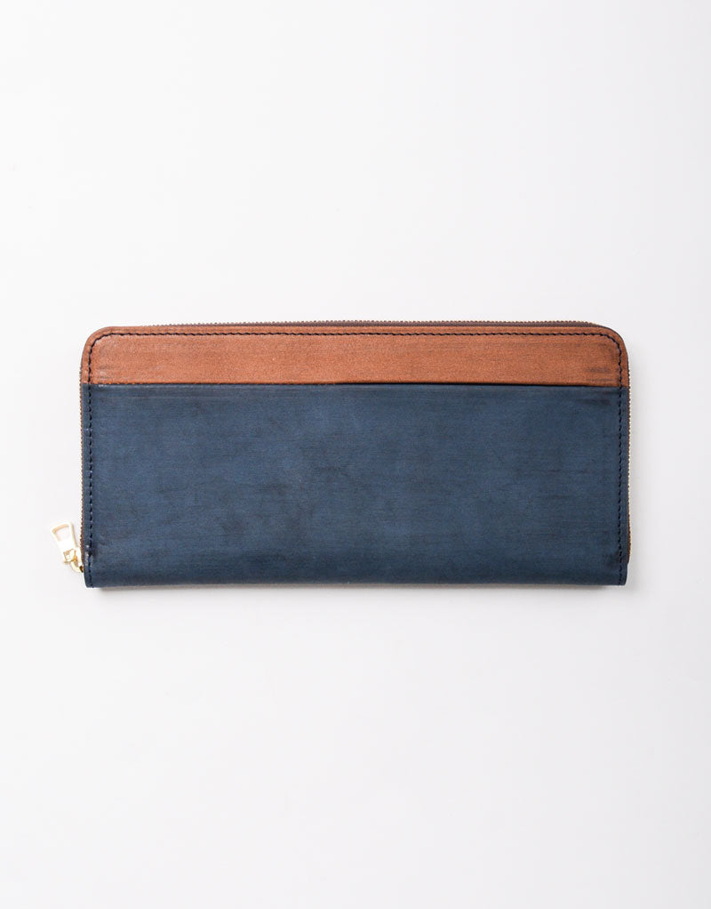 scratch Round Zip Wallet No.04060
