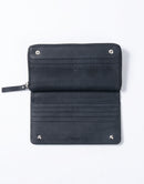 Sand Round Zipper Long Wallet No.04280