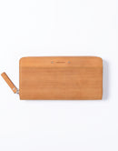 Sand Round Zipper Long Wallet No.04280