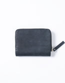 Sand Round Zipper Middle Wallet No.04281