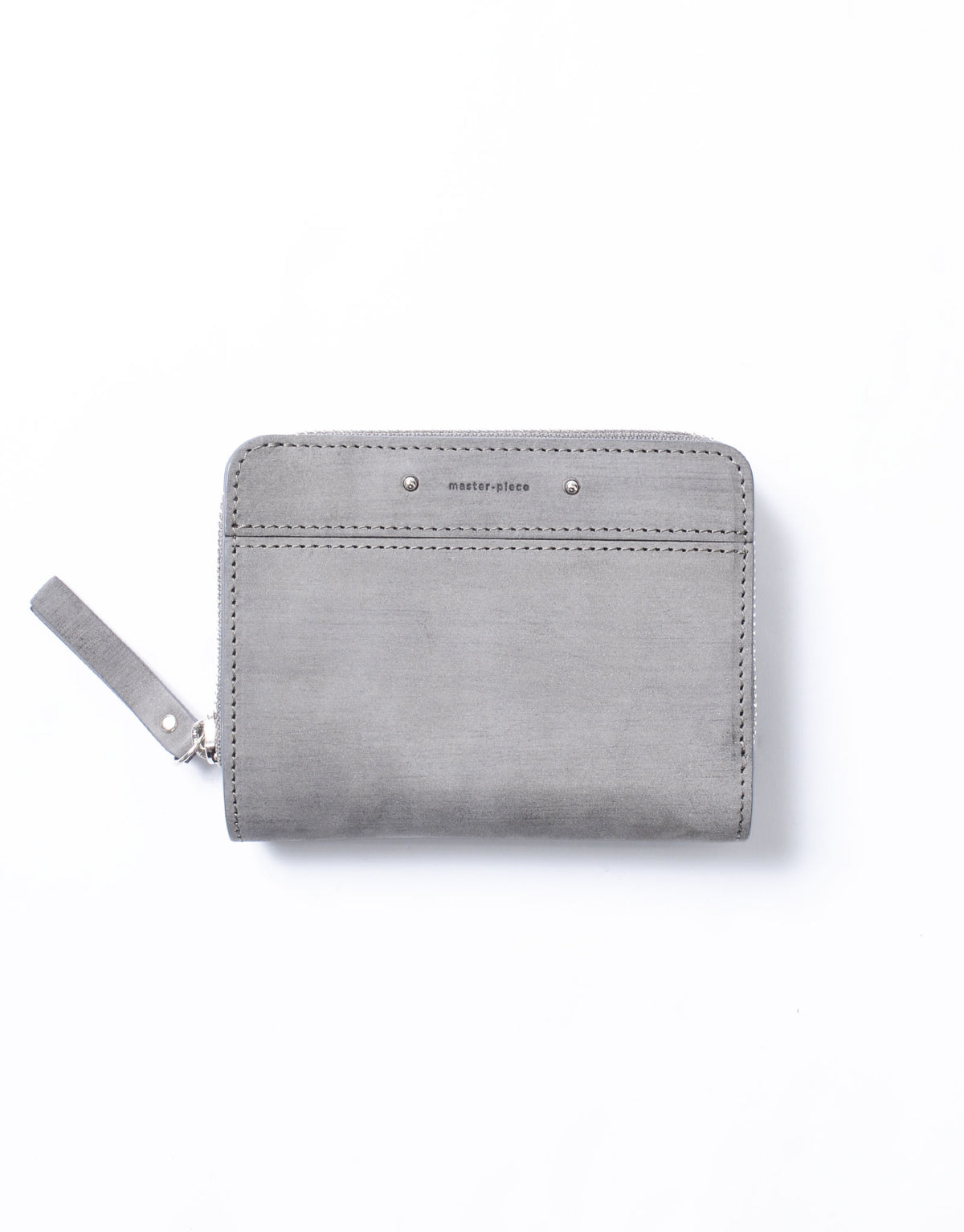 Sand Round Zipper Middle Wallet No.04281 ｜master-piece