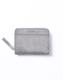 Sand Round Zipper Middle Wallet No.04281
