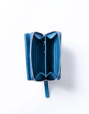 Sand Round Zipper Middle Wallet No.04281