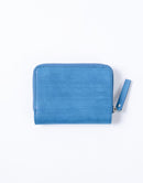 Sand Round Zipper Middle Wallet No.04281