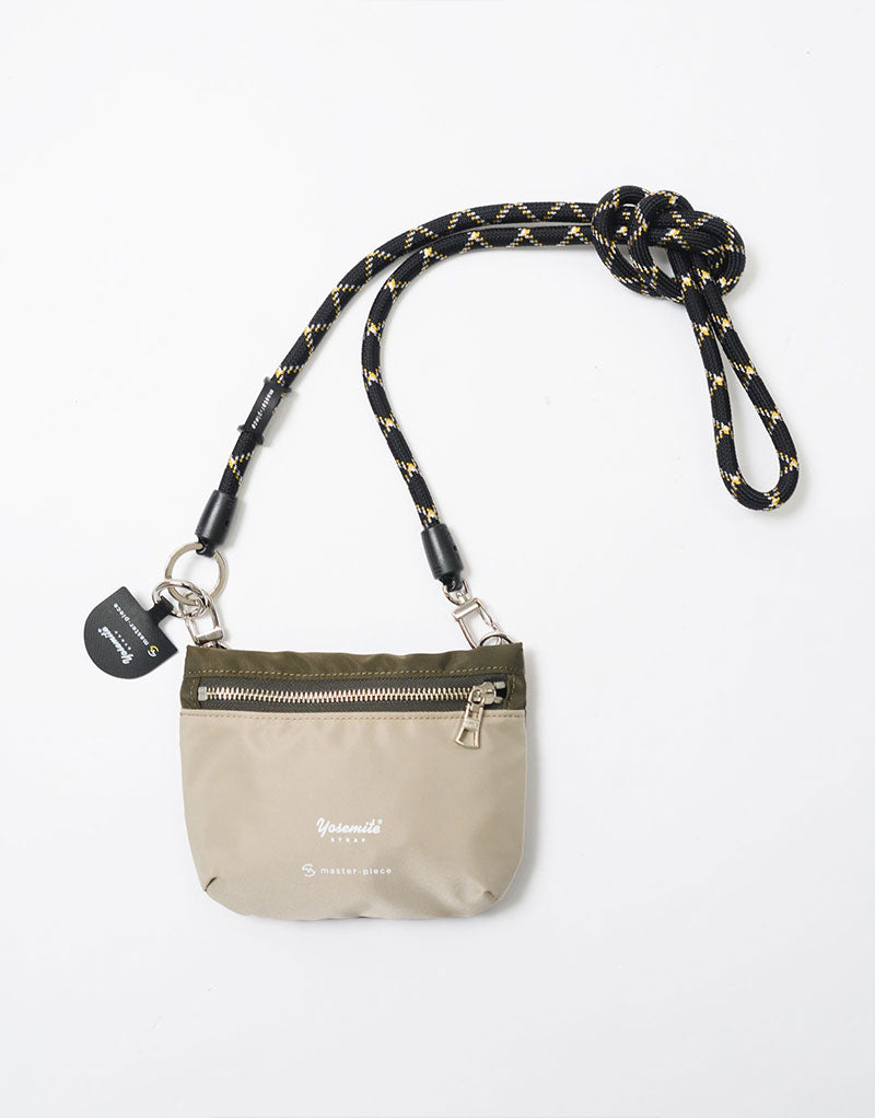 YOSEMITE STRAP® × master-piece mobile strap pouch No.12433-ys2