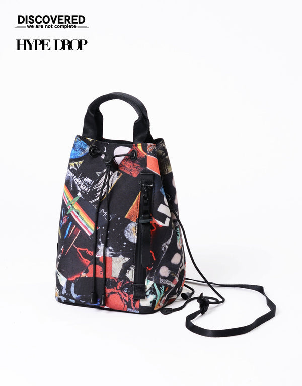 DISCOVERED x master-piece x HYPE DROP Collaboretion Series Drawstring Shoulder Bag No.289034-HD
