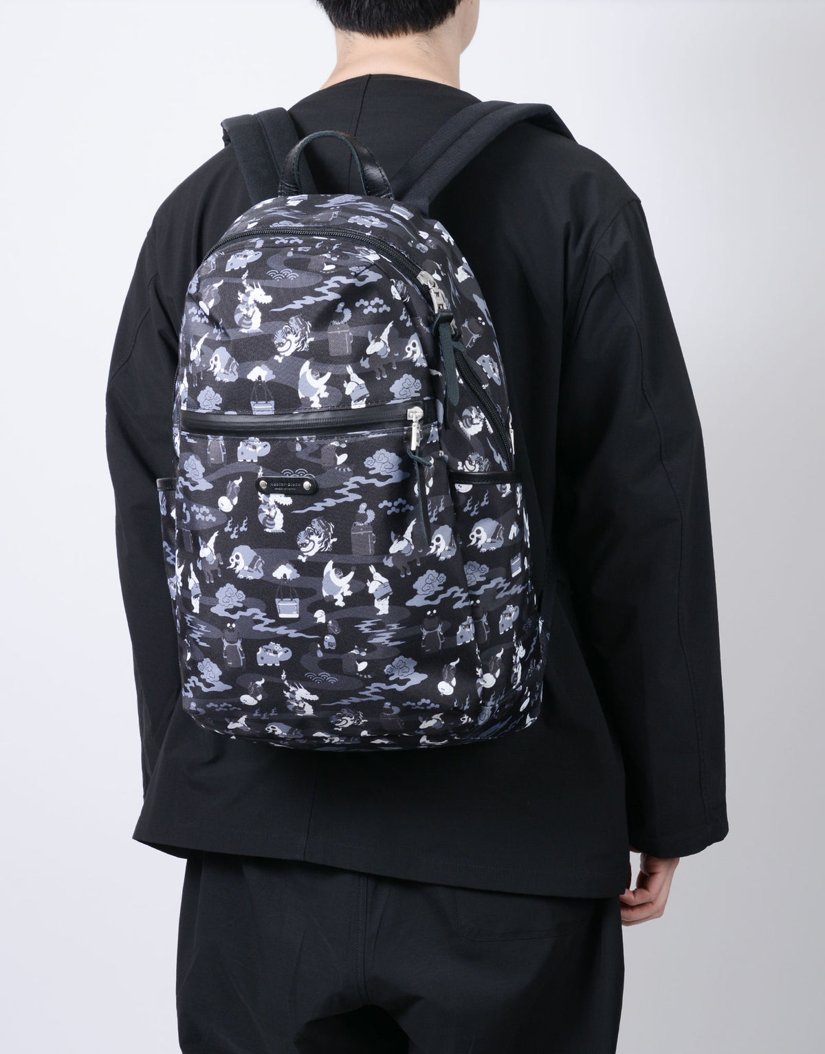 adidas aop national monogram black backpack MUNE ATSUSHI x master-piece BackPack No.289160