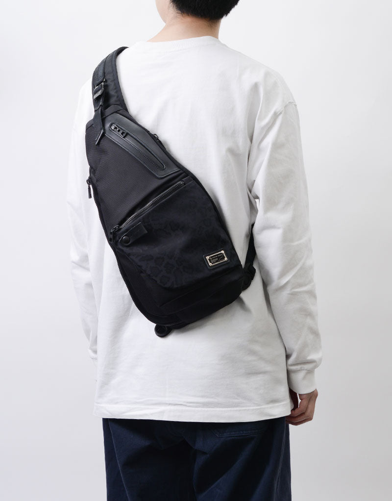 30th Anniversary Series "Black Crazy" Sling Bag No.310082-30TH