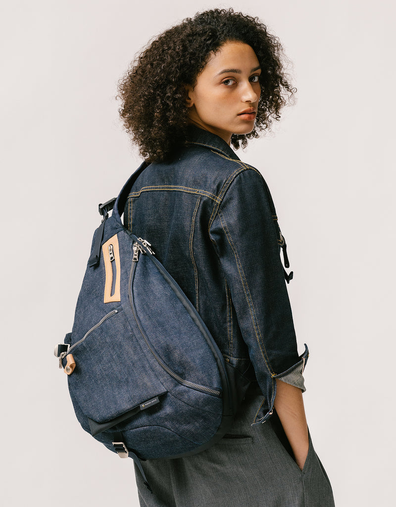 FULLCOUNT x master-piece Collaboration Series Wide Sling Bag No