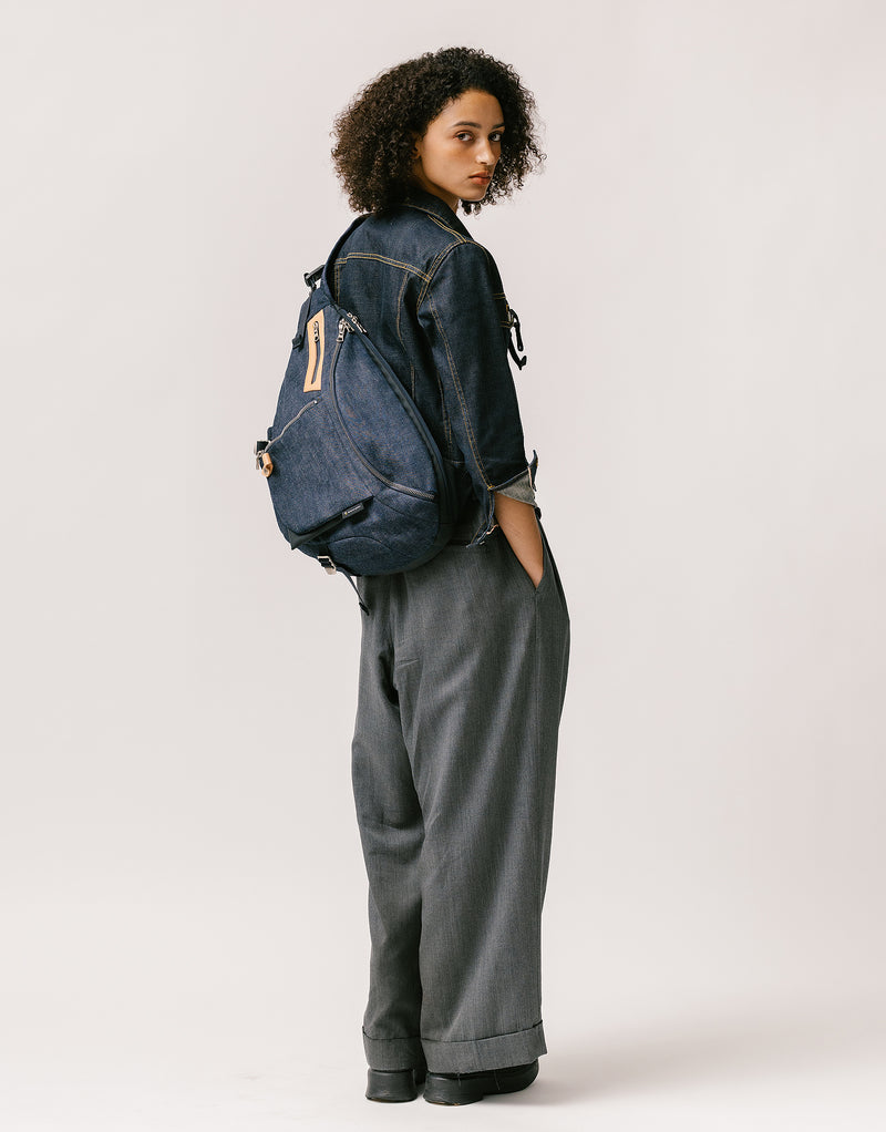 FULLCOUNT x master-piece Collaboration Series Wide Sling Bag No