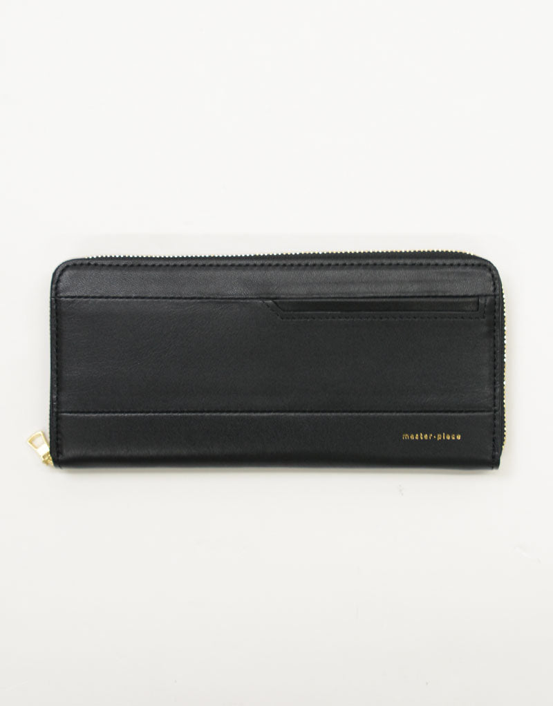 gloss round zipper wallet No.02840