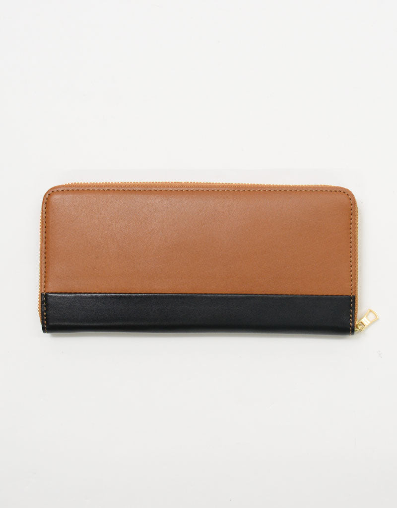 Gloss Round Fastener Wallet No. 02840