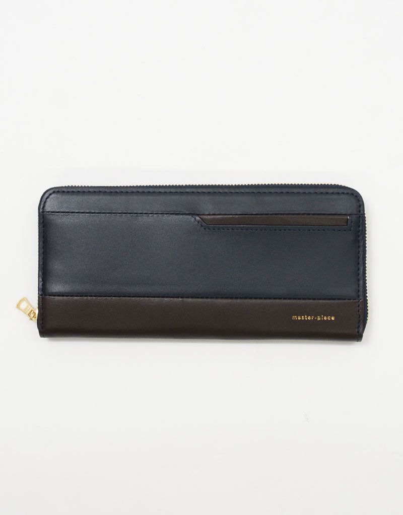 gloss round zipper wallet No.02840