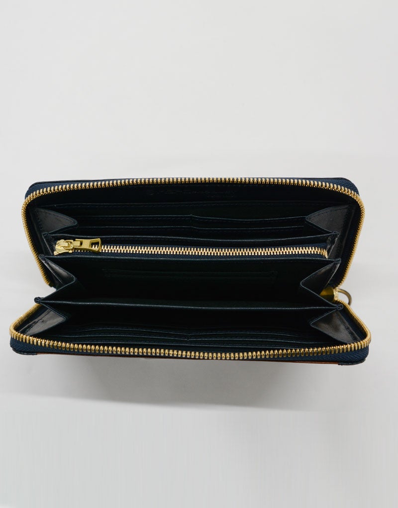 FLAT round zipper wallet No.223790