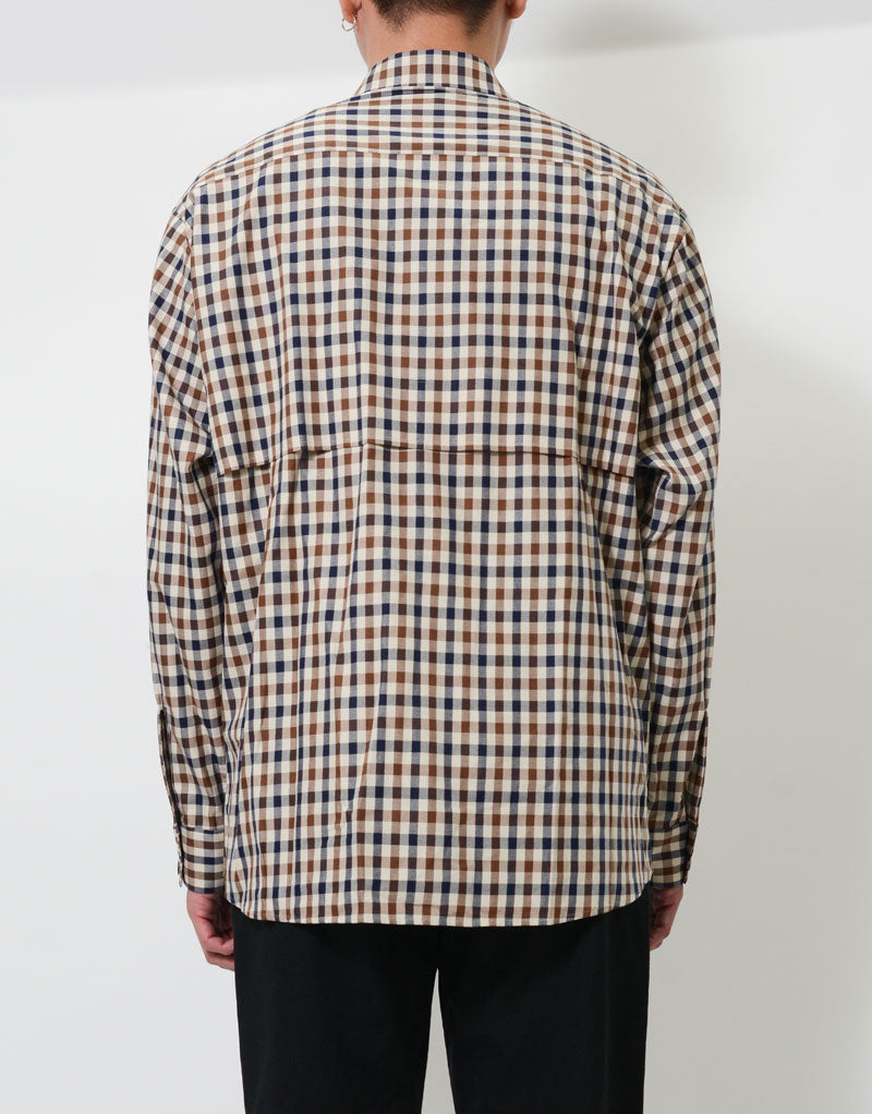 Aquascutum master piece club check shirt No.828007aq2